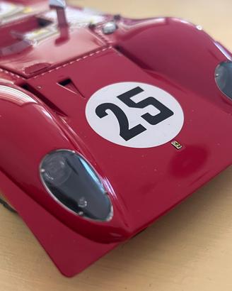CMC Ferrari 312p Spyder 1969 Sebring #25 - 1/18