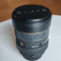 Sigma 12-24 f/4.5-5.6 EX attacco Canon