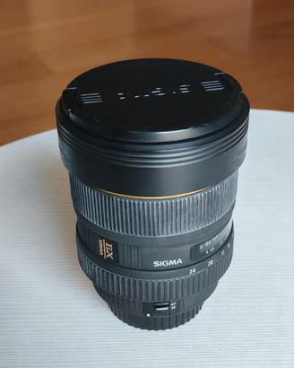 Sigma 12-24 f/4.5-5.6 EX attacco Canon