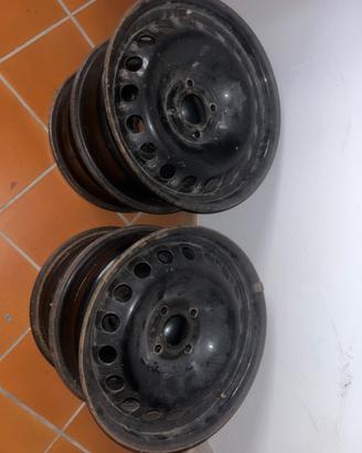 4 Cerchi in Acciaio Neri