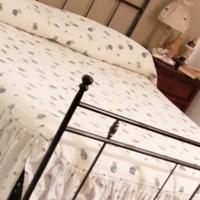 letto matrimoniale in ferro battuto 