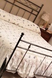 letto matrimoniale in ferro battuto 