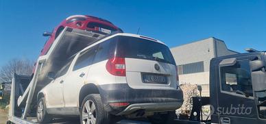 Ricambi skoda yeti cofano paraurti anteriore trave