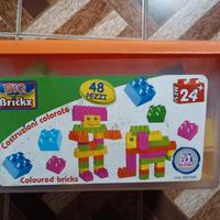 Mattoncini grandi colorati 48 pezzi Globo