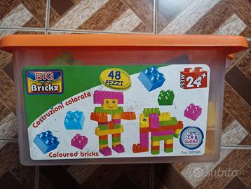 Mattoncini grandi colorati 48 pezzi Globo