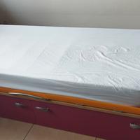 Letto con cassettoni moretti compact