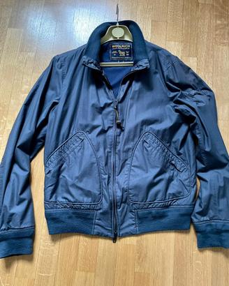 Bomber uomo marca Woolrich blu