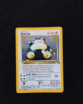 Pokémon snorlax jungle holo