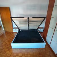 Letto matrimoniale contenitore già smontato