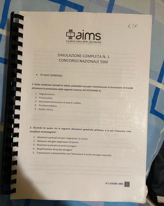 Aims quiz medicina