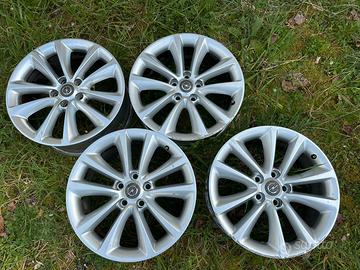 4 Cerchi Lega Opel Astra Zafira R18 oroginali