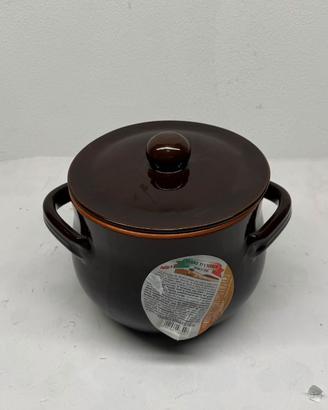 Pentola bombata in terracotta 20 cm
