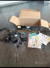Nikon D3100 con scatola , driver e manuale