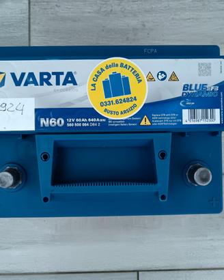 Batteria Varta EFB N60, 60 Ah 640 A