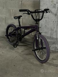 Bici BMX Freestyle 20" Viola Matte