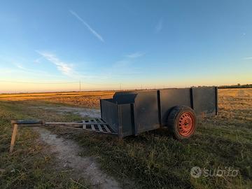 CARRELLO RIMORCHIO  MOTOCOLTIVATORI e TRATTORINI