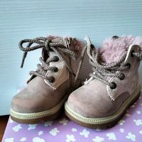 Scarponcini bambina con pelo