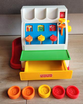 Registratore di Cassa Vintage marca Fisher Price