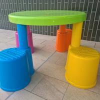 Tavolino bambini 4 posti