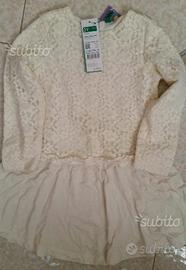 Vestito Benetton bambina NUOVO tg 2 anni