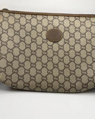 Pochette Gucci Vintage GG Plus / Supreme Clutch