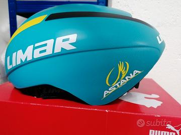 Casco ciclismo strada Pro Limar Astana nuovo L 