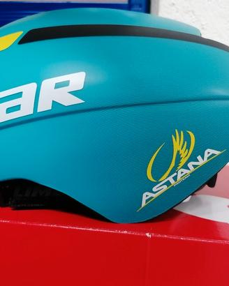 Casco ciclismo strada Pro Limar Astana nuovo L 