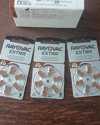 BATTERIE APPARECCHI ACUSTICI