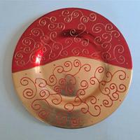 2 piatti decorati a mano brand Tuscania