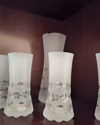 Bicchieri cristallo satinato