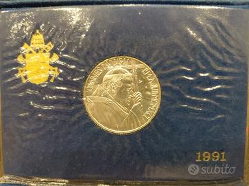 1991 500 Lire Fdc Anno Della Dottrina