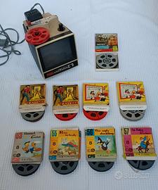 Proiettore anni 70 Goku Mini Vision + 9 film 8mm