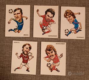 lotto 5 figurine panini calciatori 1983-84 rare!