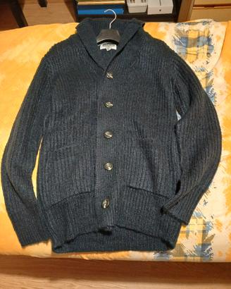 giacca in acrilico blu