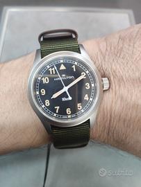 Hamilton new khaki Field Quarzo