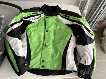 Giacca moto vintage Kawasaki Ninja - taglia 50 (L)