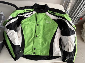 Giacca moto vintage Kawasaki Ninja - taglia 50 (L)