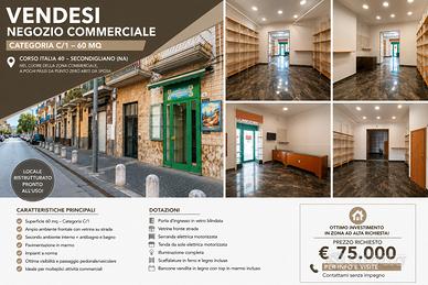 Negozio 60 mq ristrutturato - Corso Italia