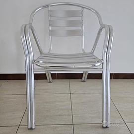 Sedie in alluminio