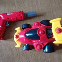 MACCHININA BUILD & PLAY CON CACCIAVITE A BATTERIA