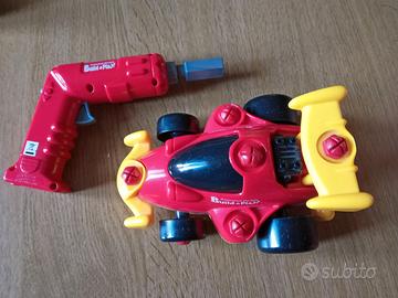 MACCHININA BUILD & PLAY CON CACCIAVITE A BATTERIA