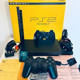PlayStation 2 PS2 Slim Boxata con Scatola COMPLETA