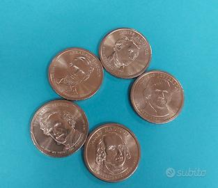 5 monete presidenziali USA