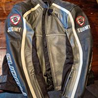Giubbetto moto Suomy in pelle 