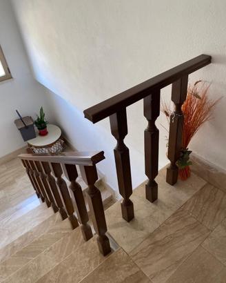 Ringhiera scala in legno