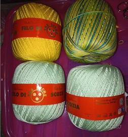 Lotto gomitoli cotone
