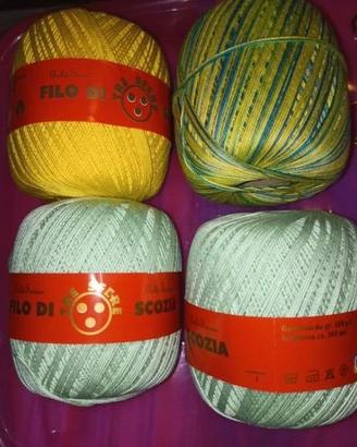 Lotto gomitoli cotone