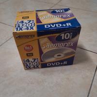 10 DVD Memorex vergini