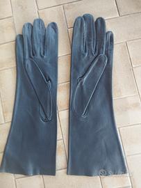 Guanti vintage in pelle lunghi da donna 
