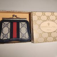 Portamonete Gucci vintage blu